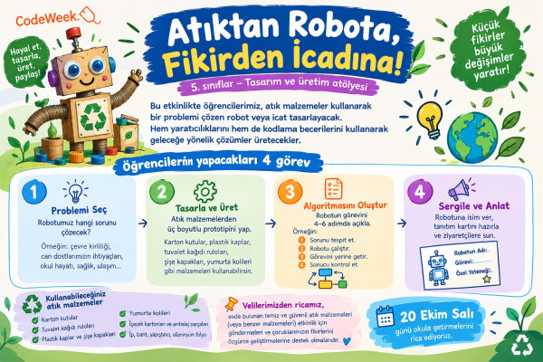 Atıktan Robota, Fikirden İcadına!