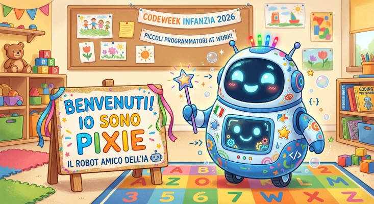 "Il Robot Amico e il Tesoro Nascosto"
