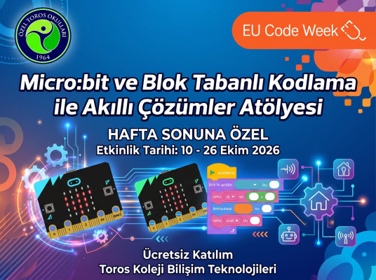 Micro:bit ve Blok Tabanlı Kodlama ile Akıllı Çözümler Atölyesi