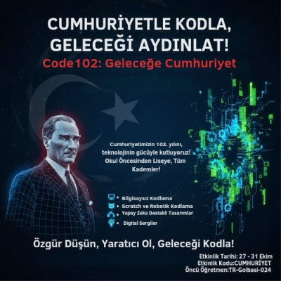 Cumhuriyetimizin 102. yılını, yeniliğin ve teknolojinin gücüyle kutluyoruz!