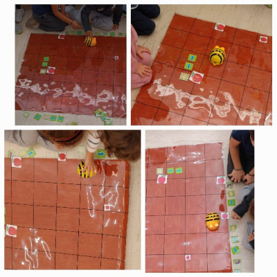 Aπό το μεγάλο μήλο στο μικρό ,με τη beebot βοηθό.