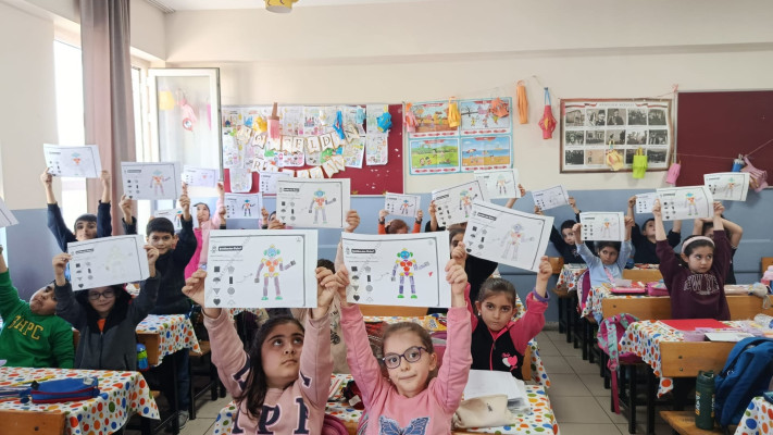 Şekillerden Robot etkinliği