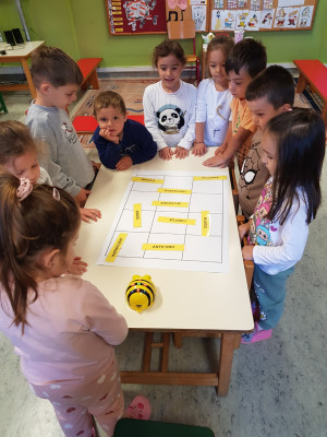 Η Bee-Bot βρίσκει το όνομά μου!