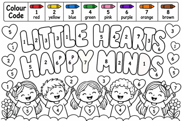 Little hearts, happy minds