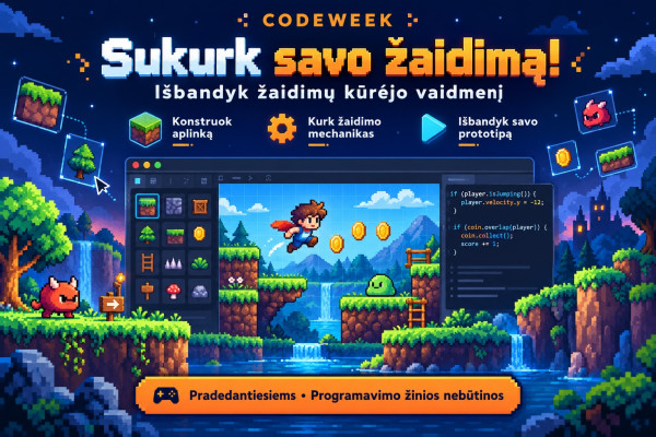 Nuo žaidėjo iki kūrėjo