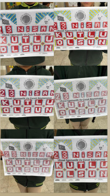 "Kutlu Olsun" Desen Çalışması