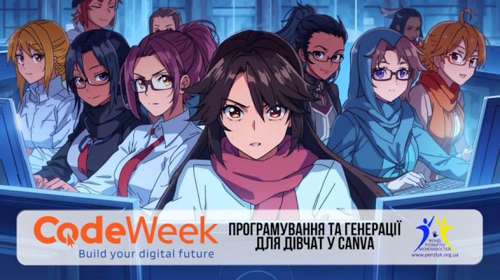 Програмування та генерації для дівчат у Canva