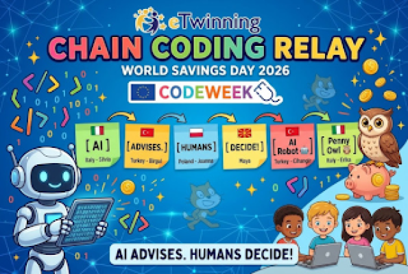 etwinning Chain Coding Relay "AI Advises. Humans Decide."
