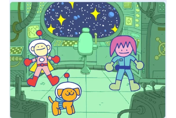 Einführung in die Programmierung mit Scratch – Eine Weltraumgeschichte gestalten