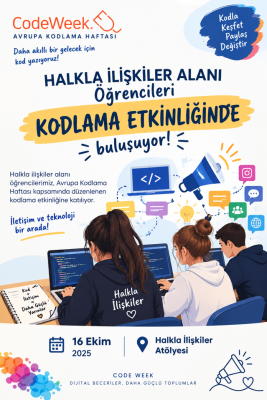MEHMET ŞAM MTAL HALKLA İLİŞKİLER ÖĞRENCİLERİ KODLUYOR