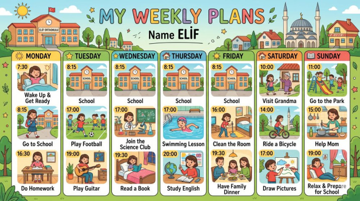 Daily Routine Board Game