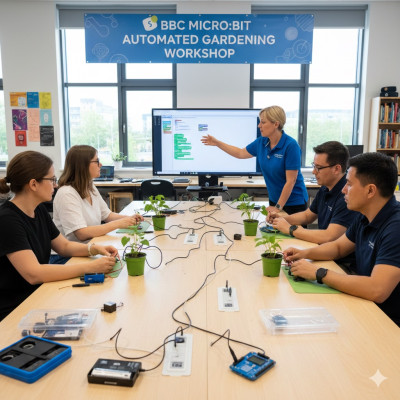 IoT for schools: creating an automated gardening system with BBC Micro:bit devices