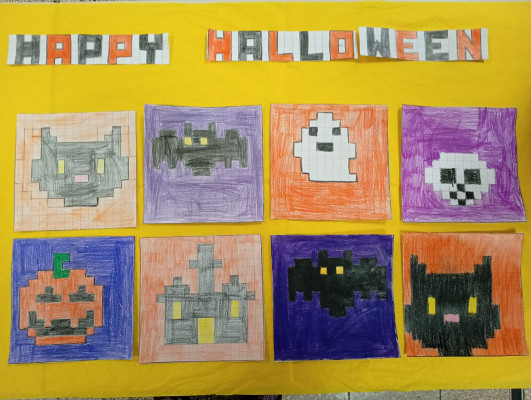 Pixel art di Halloween