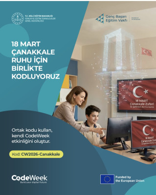 18 MART ÇANAKKALE RUHU İÇİN BİRLİKTE KODLUYORUZ