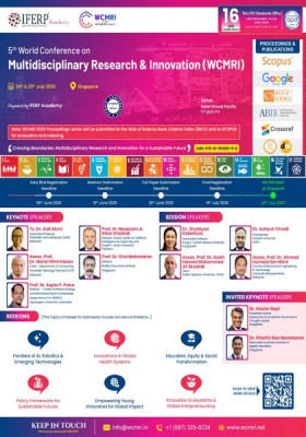5th World Conference on Multidisciplinary Research & Innovation (WCMRI)
