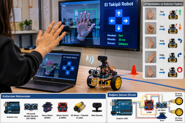 GESTURE CONTROLLED ROBOT