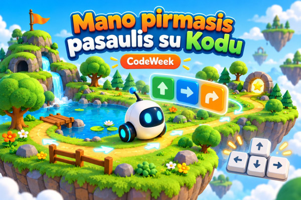 Mano pirmasis pasaulis su Kodu