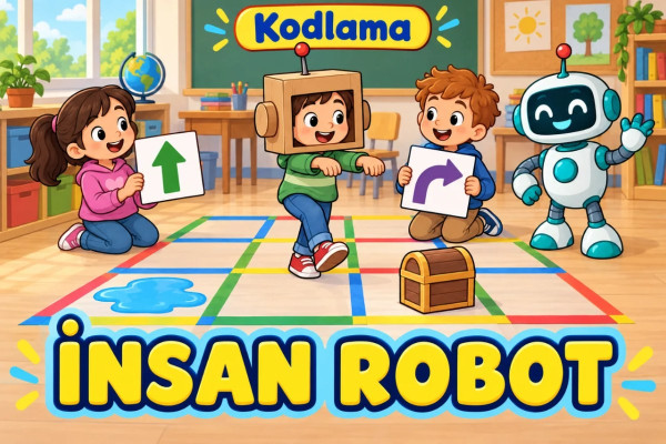 İnsan Robot: Sınıfta Robotu Kodluyoruz
